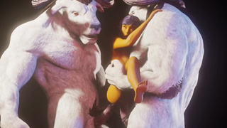 Furry porn Monster Cocks Double Anal