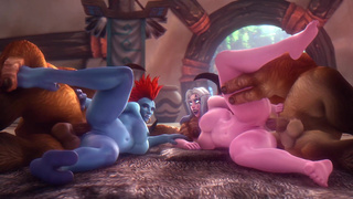 Warcraft Tauren fuck big ass night Elf and Troll - (noname55)