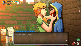 HornyCraft [ MINECRAFT PORN ] Ep.35 all minecraft girls wants to STROKE STEVE big COCK !