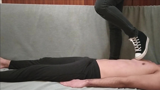Trampling with sneakers (compilation)