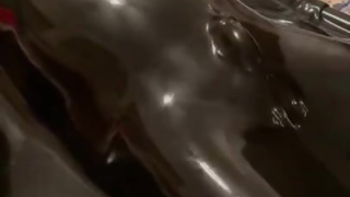 Vacbed with remote control cock ring vibrator