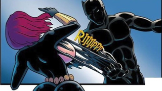 AVENGERS BLACK WIDOW FUCKS BLACK PANTHER