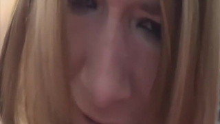 Mercilessly fisting his GF in bondage