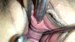 Pussy expander peehole insertion urethral sounding