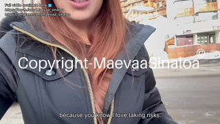 Maevaa Sinaloa - VLOG PORN - I get fucked on the balcony of a hotel in full view of everyone