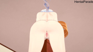 Furina Caressing her Pussy Genshin Impact Hentai Uncensored