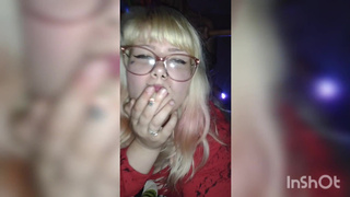 Homemade spread bar... Smoking and fucking