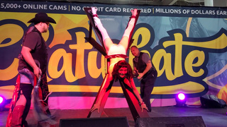 Ivy Minxxx Gets Flogged by Red Room Accessories on the Main Stage at Exxxotica Miami 2022