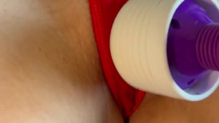 Sexy Lingerie Teen CUMS Hard With Toys