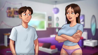 Summertime Saga en Español-Historia Principal-Parte 17- NOS ADENTRAMOS AL MUNDO WEBCAM CON JENNY!!