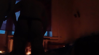 Наш бурный секс втроём освещался гирляндами - IkaSmokS