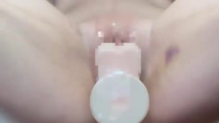 Amateur Japanese woman playing with a dildo❤︎