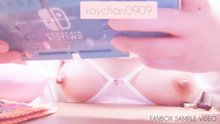 I played the game while enduring the stimulation to the nipple