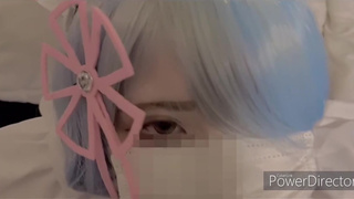 【まーつにの森】レムちゃんにご奉仕フェラさせたお【近距距離撮影】