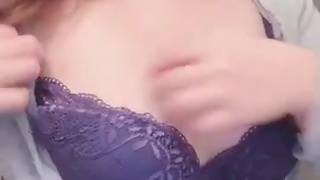 敏感♡おっぱいオナニー