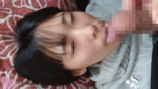 (bukkake an amateur mädchen) Niina's blow job and covered sperm her face.