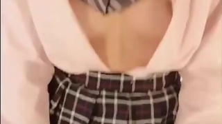 （part10）ホテルのベッドで中出し制服素人無修正