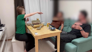 When his junior came over and I responded with no bra, he and his junior got into a naughty flow!❤