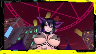 Demon Bat giantess growth