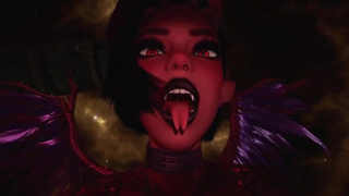 ( Giantess, Femdom, Vore, POV VR) Tasty Toy: Flame Demoness