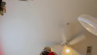 Big booty Latina high heels trampling pov