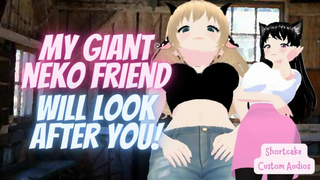 [VORE AUDIO ROLEPLAY] Giantess Neko Plays With and Swallows You! (PART 3)