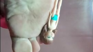 GIANTESS FEET , GLASS VIEW , AND SHRINKING FOOT WOMAN