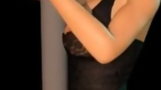 Pole growth and breast expansion (NO SOUND)