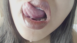 ASMR Soft Moans, Wet Mouth