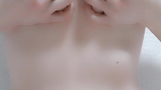 Japanese virgin girl. my beautiful small tits rub and masturbate. Let me cum hard with your hands