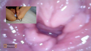 Fucks a camera PUSSY full of SPERM