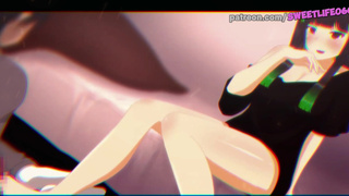 Cute Brunette Knows How to Work with Footjob!