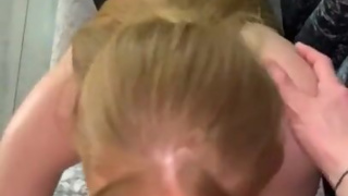 FOXY_RED_X ONLYFANS COCK HUNGRY REDHEADED CUM SLUT, SUCKING COCK AND GETTING HER MOUTH FUCKED HARD