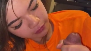 “ I was trying to swallow the whole thing !! ???? “ ( Kim Kong Blowjob )