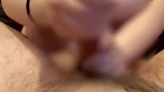 射精後の精子を見せてくれる変態爆乳JDのパイズリ,手コキ#125【HJJ】