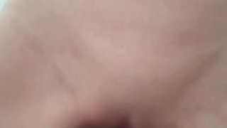 Perverted married woman's thick dildo masturbation