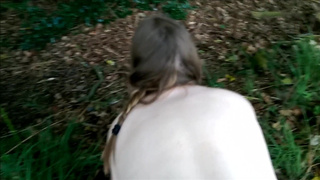 She Loves Public Doggy and Cum Swallowing