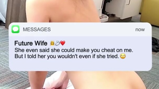 Cheating On My Wedding Day With Her Little Asian Sister