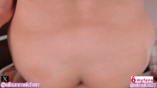 A naughty routine in the bath at home