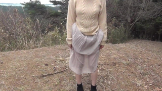 Creampie in a ruin with a spectacular view