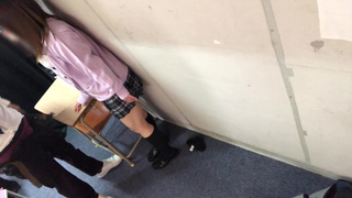 I was looking at a couple flirting in the classroom from a distance. [Gonzo]