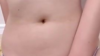 [Small breasts Japanese Mayako] Nipples are exposed... (with voice)