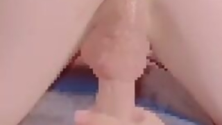 四つん這いで感じてる彼❤️精子を最後まで搾り取った【日本人素人HENTAIカップル個人撮影55】