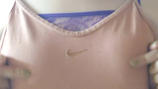 A Japanese woman with black nipples who masturbates and orgasms while talking to the viewer