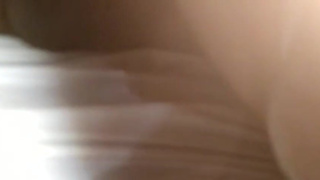 Tight Asian pussy squirts while riding big cock