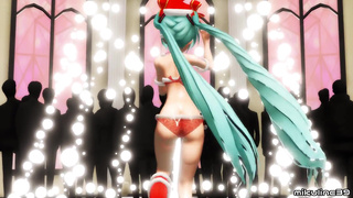 Hentai MMD - Christmas Miku 好き雪ポロリマジック (mikuline39)
