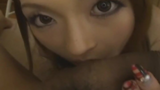 Japanese babes POV blow job Uncensored