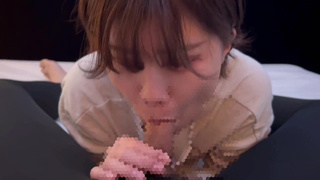 She is excited by the smell of his cock, and she gives him a nose job and a throat ring tightening b