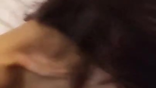 Very beautiful Asian. I ejaculated in her cleavage.