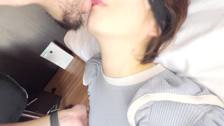 (個人撮影）愛のあるフェラと玉なめ 最後は口内射精しました。日本人素人カップルのlove romance